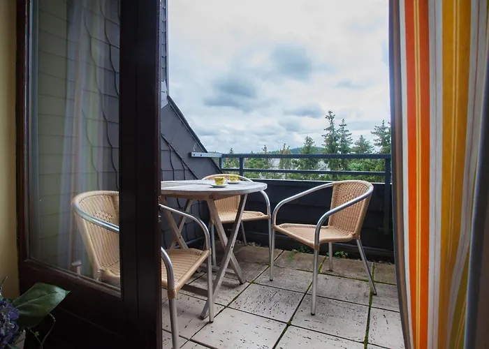 Apartamento Welcome In - 'leni' Naast De Piste, Met Balkon, Sauna En Zwembad Winterberg