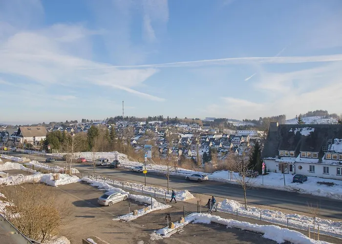 Lägenhet Welcome In - 'leni' Naast De Piste, Met Balkon, Sauna En Zwembad Winterberg